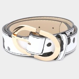 Cow Pattern Women's Belt